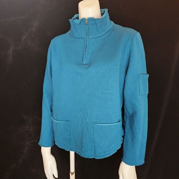 Nomadic Traders Blue Quarter Zip (M) - Picture 1 of 7